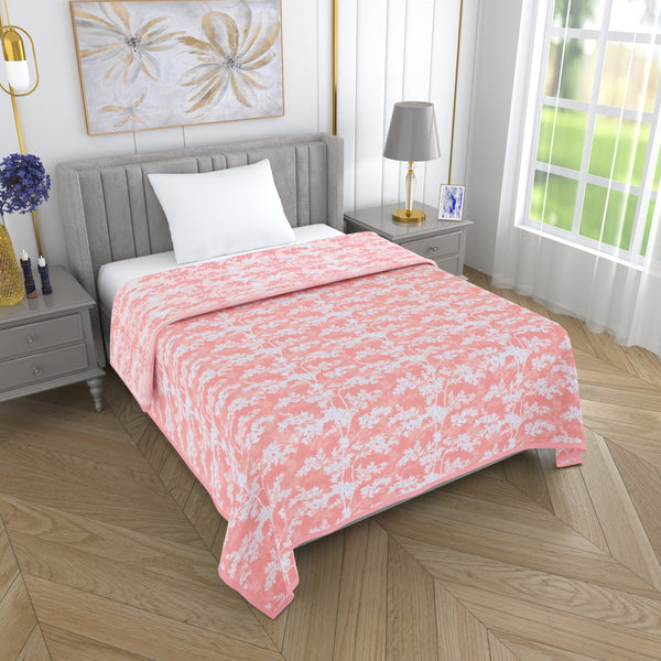 150 GSM Single Bed Dohar | 100% Cambric Cotton | Reversible AC Blanket| 152 x 228 cm