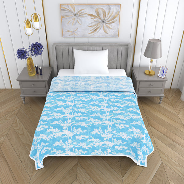 150 GSM Single Bed Dohar | 100% Cambric Cotton | Reversible AC Blanket| 152 x 228 cm