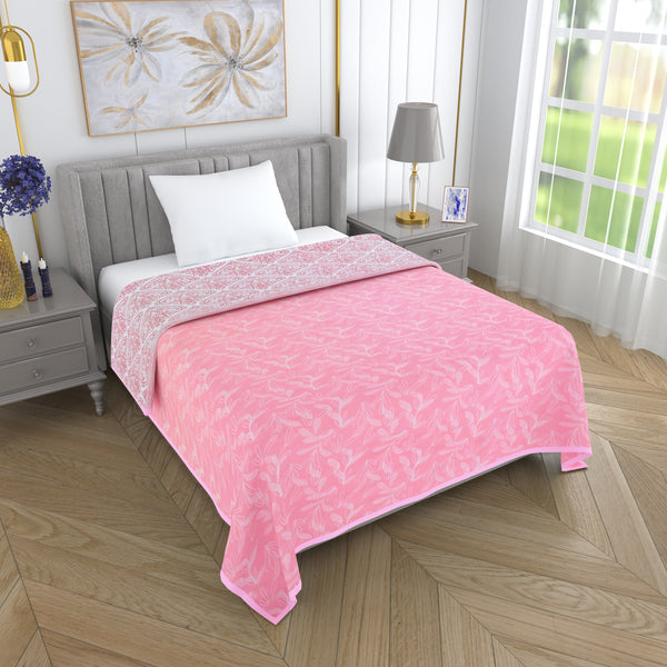 150 GSM Single Bed Dohar | 100% Cambric Cotton | Reversible AC Blanket| 152 x 228 cm
