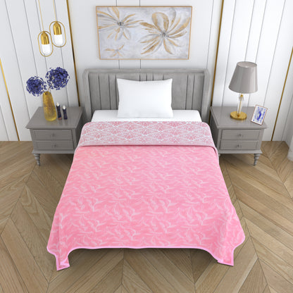 150 GSM Single Bed Dohar | 100% Cambric Cotton | Reversible AC Blanket| 152 x 228 cm