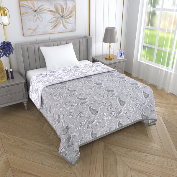 150 GSM Single Bed Dohar | 100% Cambric Cotton | Reversible AC Blanket| 152 x 228 cm