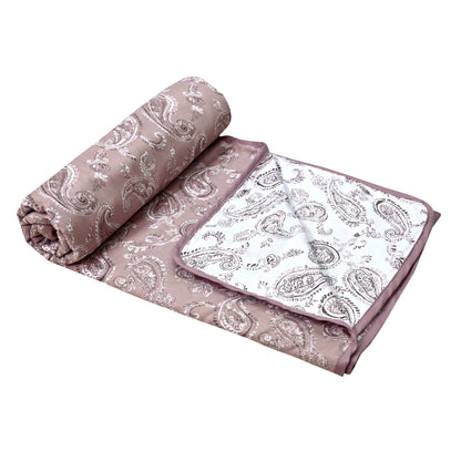 150 GSM Single Bed Dohar | 100% Cambric Cotton | Reversible AC Blanket| 152 x 228 cm