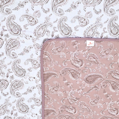 150 GSM Single Bed Dohar | 100% Cambric Cotton | Reversible AC Blanket| 152 x 228 cm