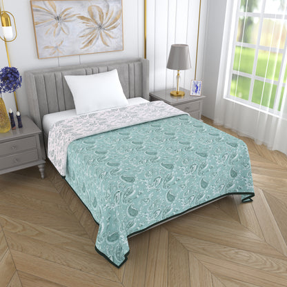150 GSM Single Bed Dohar | 100% Cambric Cotton | Reversible AC Blanket| 152 x 228 cm