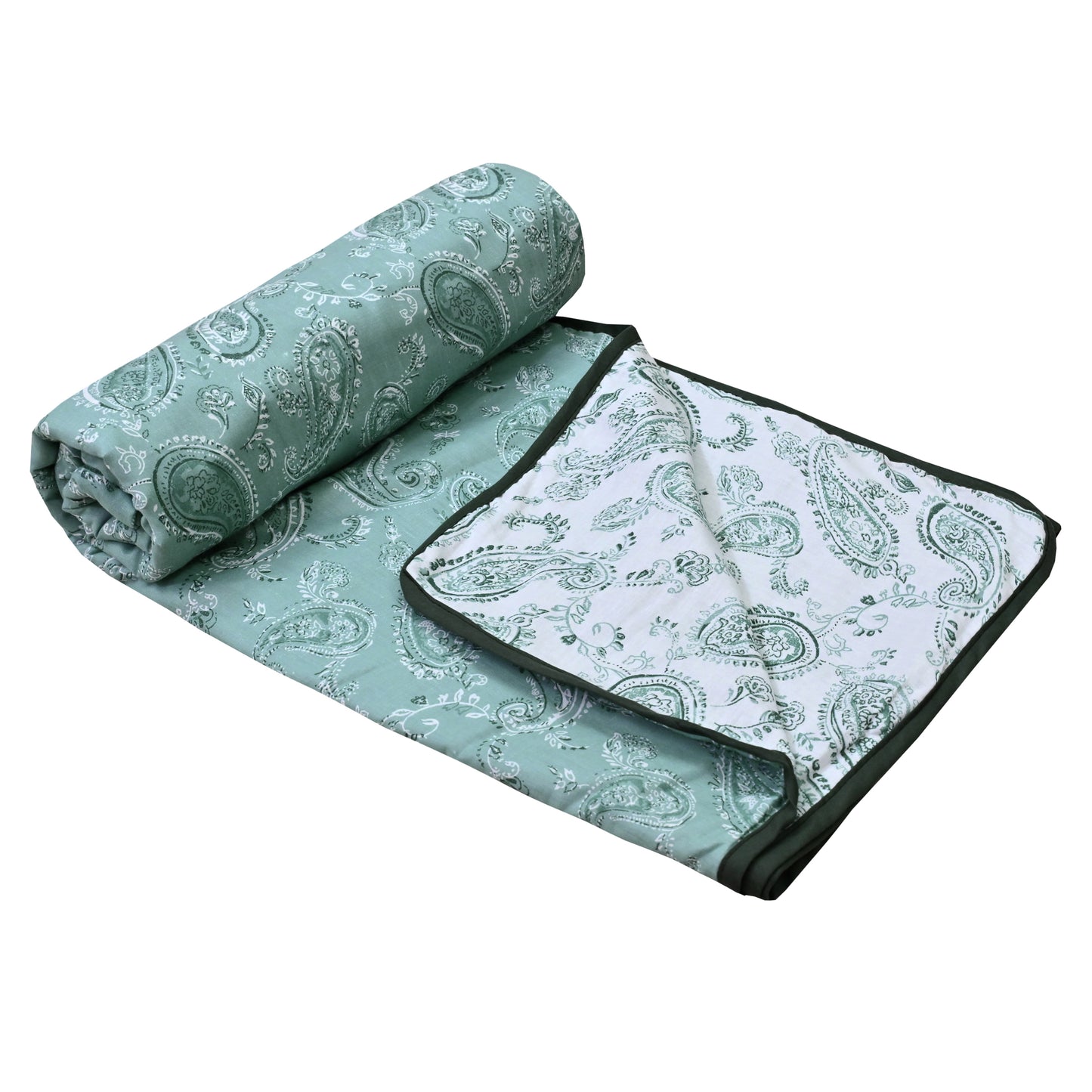 150 GSM Single Bed Dohar | 100% Cambric Cotton | Reversible AC Blanket| 152 x 228 cm