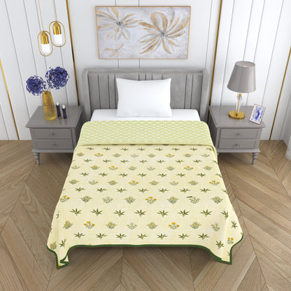 150 GSM Single Bed Dohar | 100% Cambric Cotton | Reversible AC Blanket| 152 x 228 cm