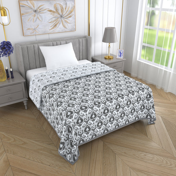 150 GSM Single Bed Dohar | 100% Cambric Cotton | Reversible AC Blanket| 152 x 228 cm