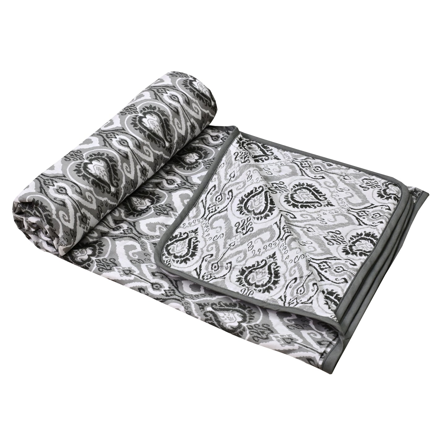 150 GSM Single Bed Dohar | 100% Cambric Cotton | Reversible AC Blanket| 152 x 228 cm