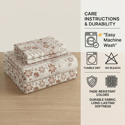 186 TC 100% Cotton Single Bedsheet | 90 x 60 Inches