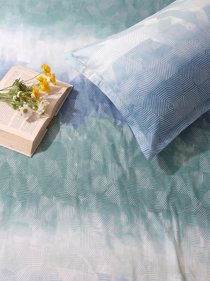 SILKON OMORE King Size Bedsheet | 100% Cotton | 210 TC Premium Fabric | 108 x 108 Inches | Includes 2 Pillow Covers
