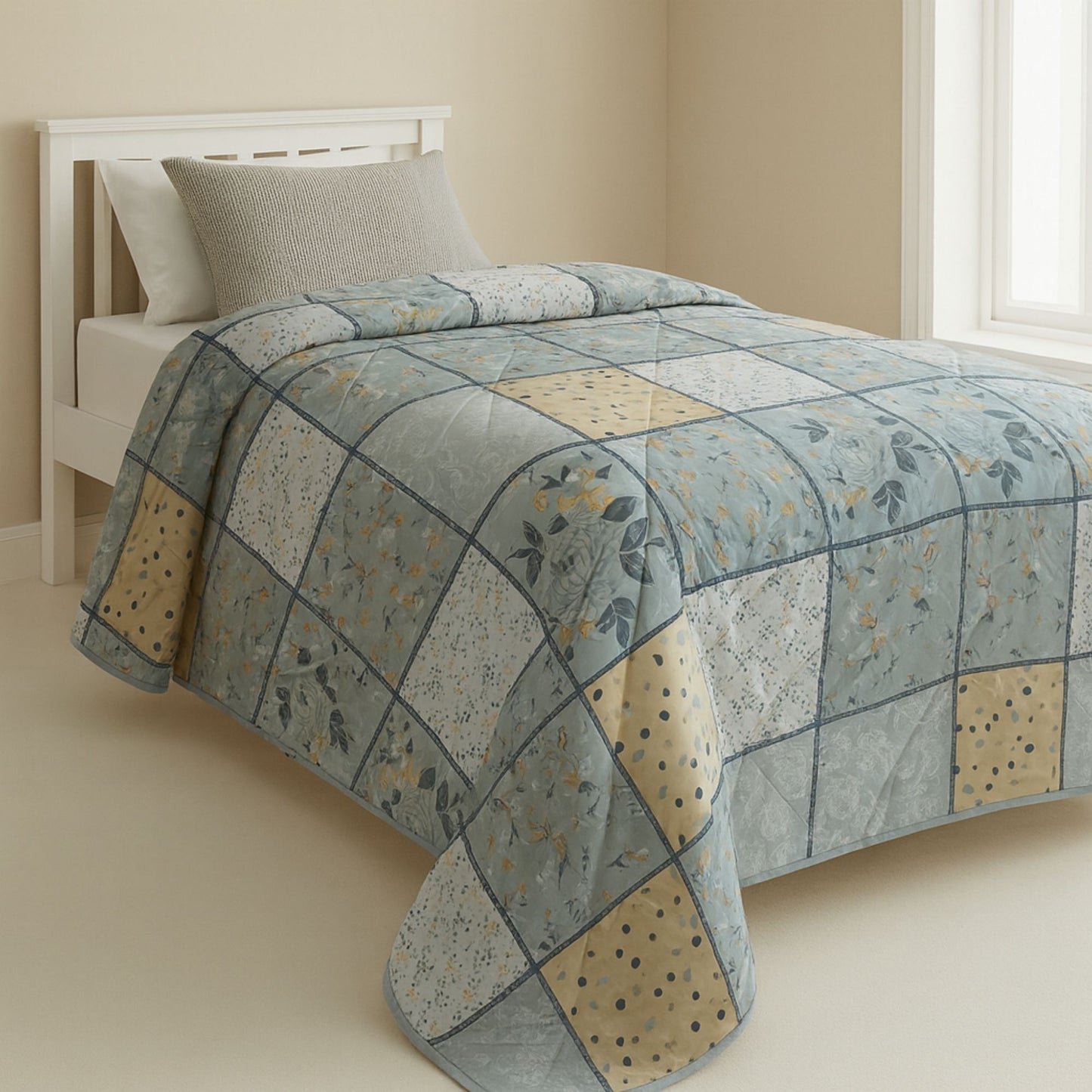 Mafatlal Zen Comforter – Grey, Microfiber